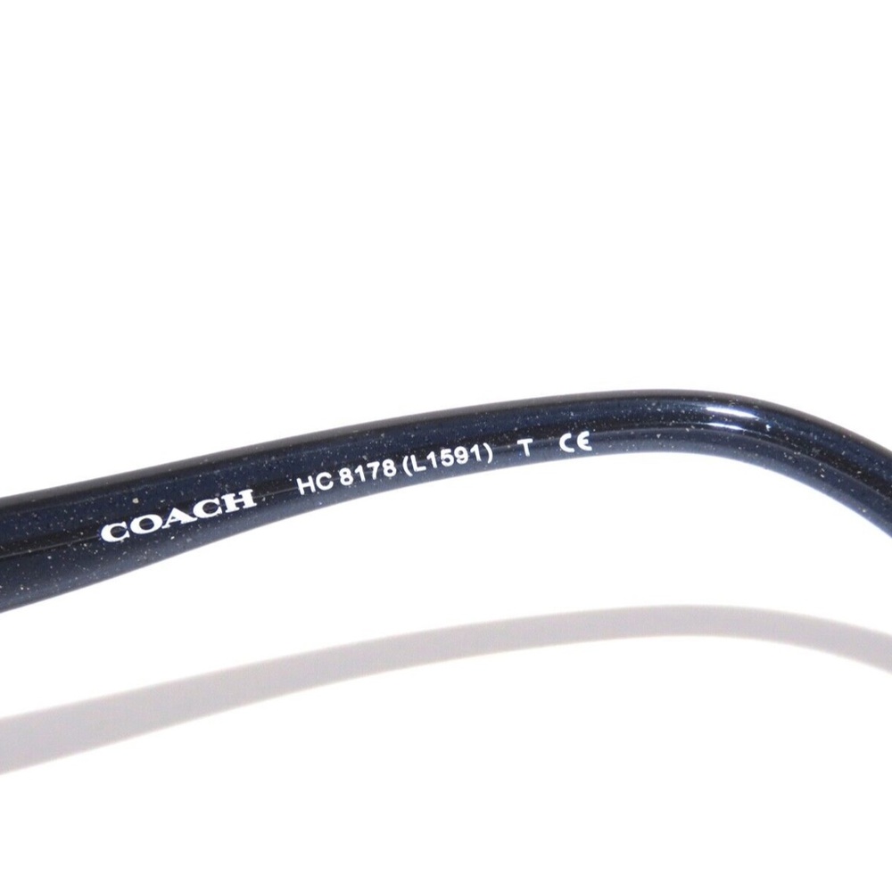 Coach 8178 (L1591) 547480 Denim Taupe Glitter Gradient Blue Sunglasses - Picture 5 of 5